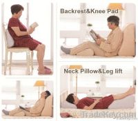 Leg Wedge Pillow+Multi-Function Pillow-Silver Grey