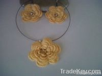 Crochet Earrings/Necklace