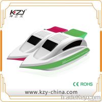 KT01 KZY Special Design Yacht Model Mini Speaker with FM Radio