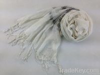 Elegant flower scarf