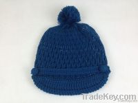 Winter knitted cap