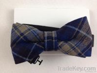 2013 Fashion checked wool bow tie