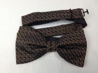 2013 Checked silk bow tie