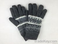 Fashion pattern glove for man