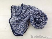 2013 Fashion flower prints scarf