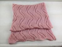 2013 Pink warm knitted scarf