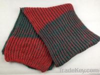 2013  warm  mixed colour knitted scarf