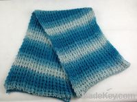 2013  warm  mixed colour knitted scarf