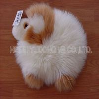 Fashionable sheepskin cushion