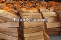 Dry Logs Firewood-Birch,Alder in Net Bags