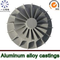 Aluminum alloy compressor wheel used for turbojet engine