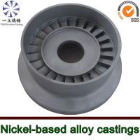 Superalloy nozzle guide vanes used for aircraft engine parts