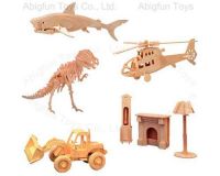 3d wooden puzzle assembly model kits