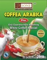 White Coffea Arabica Plus Goji Guarana Goat Milk