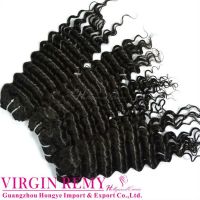 Top quality Indian human remy deep curl hair extensions