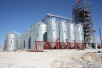 Hopper  bottom steel grain silo