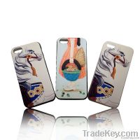 Customized Logo printing water transfer hard case for iphone 5