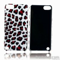 leopard printed hard shell case for ipod touch 5