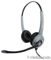 Kontact binaural noise cancallation call center headset