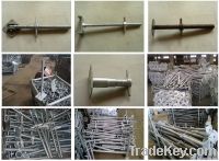 adjustable scaffolding base jack/scaffolding screw jack