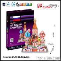 St.Basil's Cathedral Cubicfun 3d puzzle architecture model