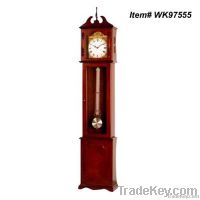 Wood grandfather clock