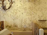 Hand Painted and Screen Printing Silk Wallpapers
