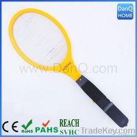 Single layer AA battery electronic mosquito racket