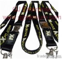 Polyester Lanyard with Satin Overlay