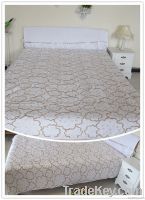Fresh cotton embroidery quilt/ bedspread