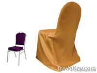 Satin polyester chair cover