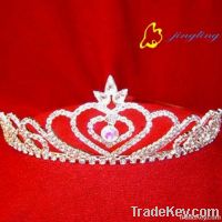 sweet heart patriotic crystal tiara