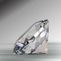 Crystal Large Diamond 3" in diameter