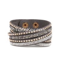Fashion Crystal Wrap Bracelet