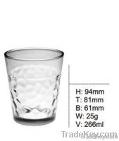 Mouthblown Clear Glass Cup