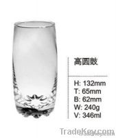 Fancy Glass Cup /Embossed Glass (KB-HN0302)