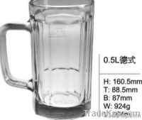 Clearl Glass Beer Cup