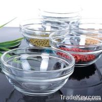 Top Dia 17cm High Quality Clear Glass Mixing Bowl