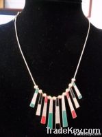 FASHION OPAL PENDENT NECKLACE