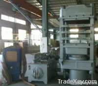 Hydraulic press machine for eva sheets, rubber sheets