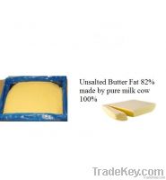 Unsalted Butter (82% Fat)