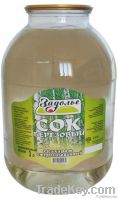 Birch juice with sugar, sterilized juice, canned juice