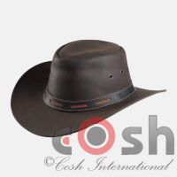 Smooth Western Leather Cowboy Hat