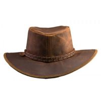 Genuine Leather Top Hats With Copper Crusher