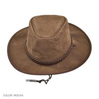 Leather Zephyr Crushable Western Hat