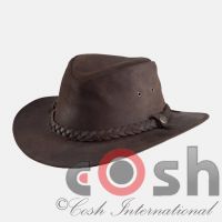 Oiled Suede Western Leather Cowboy Hat