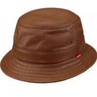 Supreme Leather Crusher Bucket Hat
