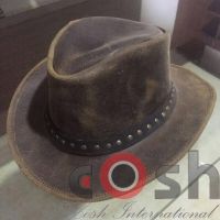 Men And Women Cowboy Leather Hats Supplier