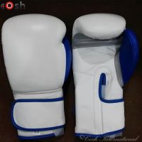 Real White Leather Boxing Gloves Supplier