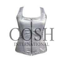 Overbust Corset In White Satin